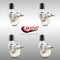 Service Caster 3 Inch 316SS Nylon Wheel Swivel 1-3/4 Inch Expanding Stem Caster Set Lock Brake SCC-SS316TTLEX20S314-NYS-134-4 - alternate 3